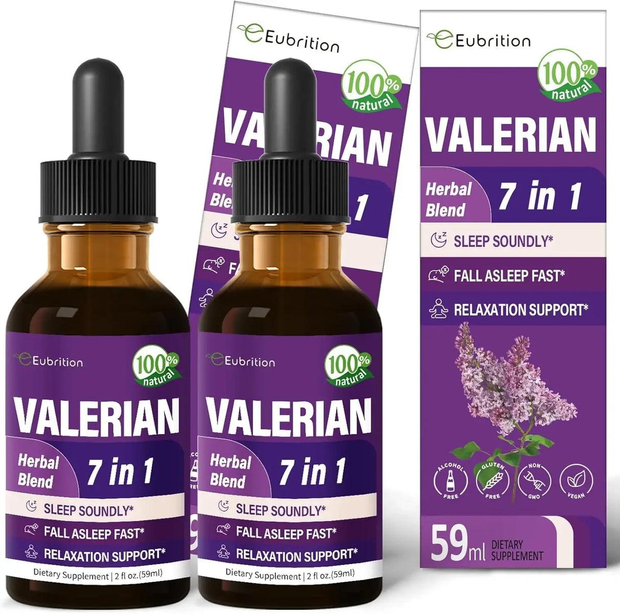 EUBRITION - Eubrition Valerian Root Sleep Support Drops 2 Fl.Oz. 2 Pack - The Red Vitamin MX - Suplementos Alimenticios - {{ shop.shopifyCountryName }}