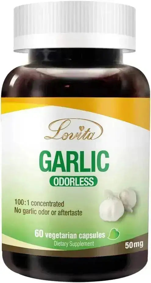 LOVITA - Lovita Odorless Garlic Extract 5000Mg. 120 Capsulas - The Red Vitamin MX - Suplementos Alimenticios - {{ shop.shopifyCountryName }}