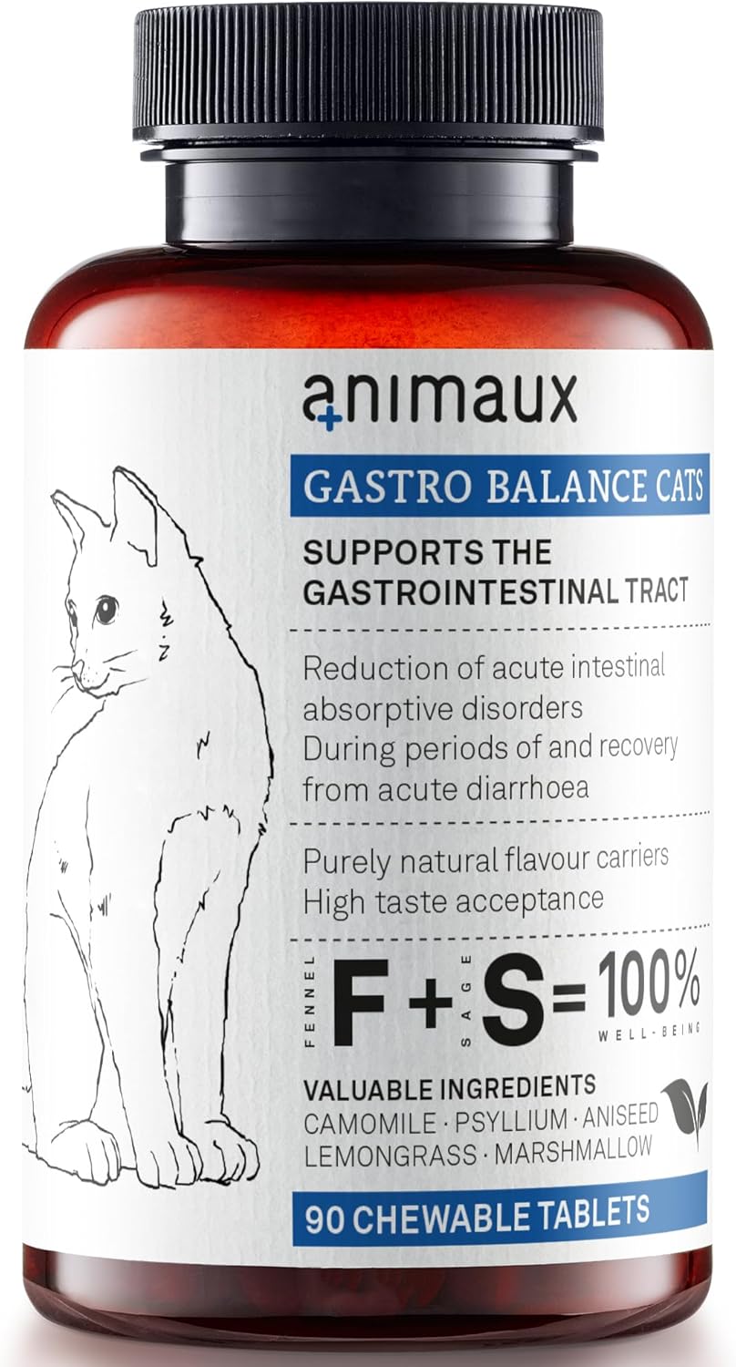 animaux Gastro Balance for Cats 90 Tabletas Masticables