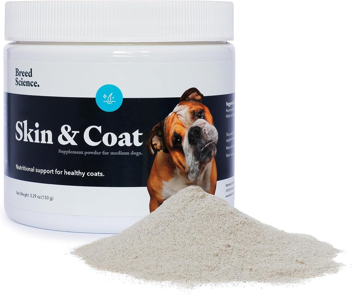 VitaBoost Skin and Coat Supplement Powder for Medium Dogs 150Gr.