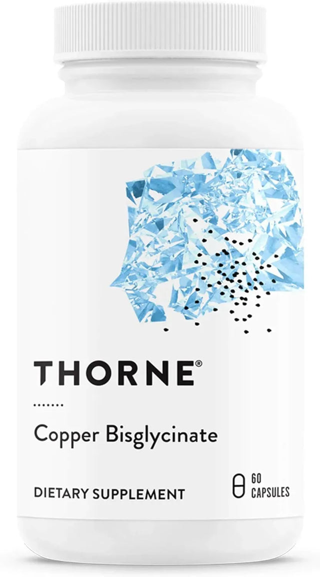 THORNE RESEARCH - Thorne Copper Bisglycinate 60 Capsulas - The Red Vitamin MX - Suplementos Alimenticios - {{ shop.shopifyCountryName }}