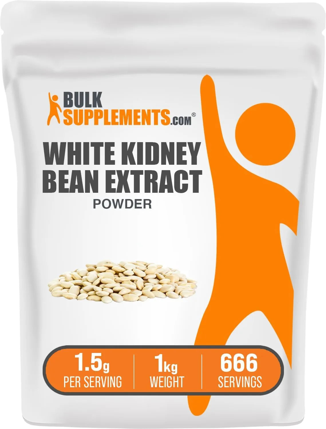 BULK SUPPLEMENTS - Bulk Supplements White Kidney Bean Extract Powder 1 Kg. - The Red Vitamin MX - Suplementos Alimenticios - {{ shop.shopifyCountryName }}