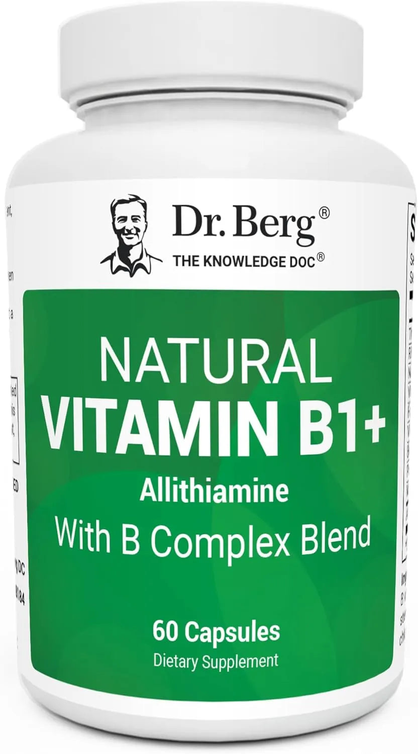DR. BERG - Dr. Berg Natural Vitamin B1 B6 B12 Complex 60 Capsulas - The Red Vitamin MX - Suplementos Alimenticios - {{ shop.shopifyCountryName }}