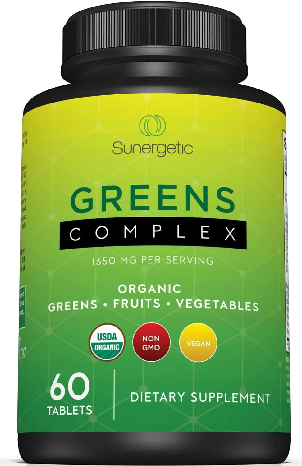 SUNERGETIC - Sunergetic Premium USDA Organic Greens Superfood 60 Tabletas - The Red Vitamin MX - Suplementos Alimenticios - {{ shop.shopifyCountryName }}