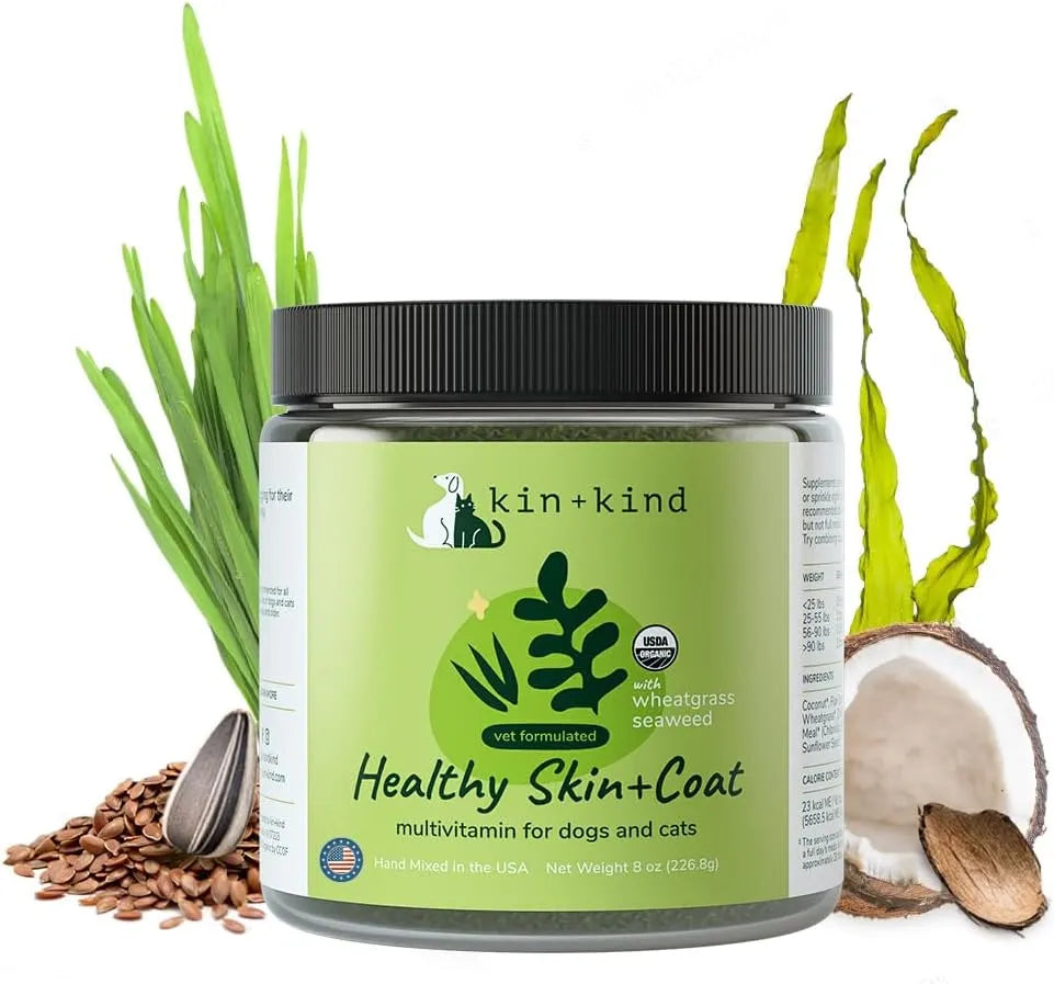 KIN+KIND - kin+kind Organic Multivitamin for Dogs & Cats 226Gr. - The Red Vitamin MX - Multivitamínicos Para Perros - {{ shop.shopifyCountryName }}