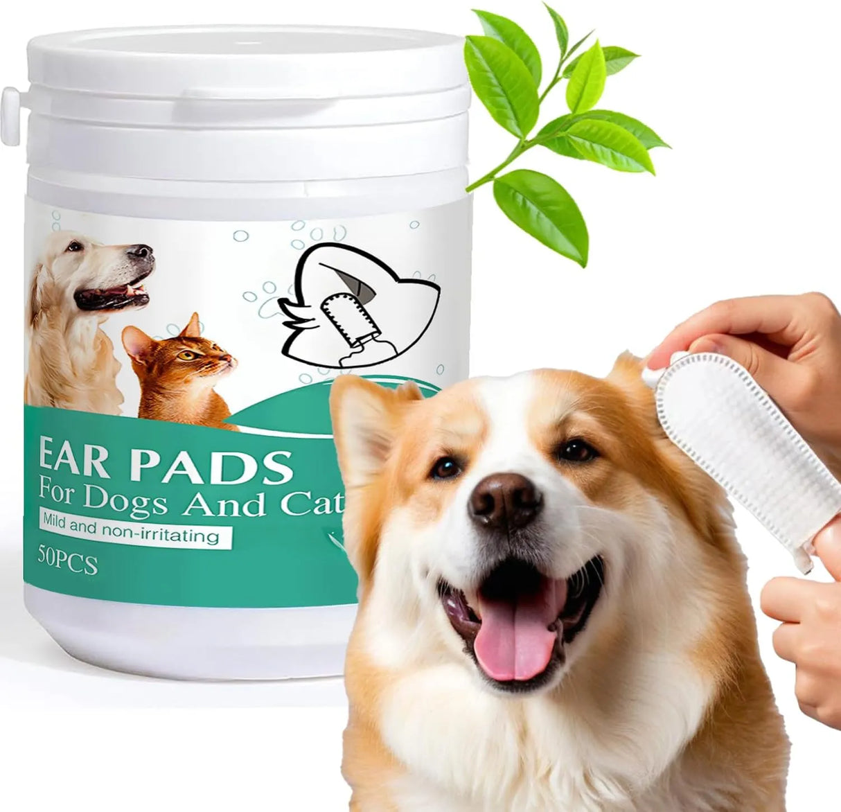 VONDER - VONDER Ear Cleaner Finger Wipes for Dogs & Cats 50 Toallitas - The Red Vitamin MX - Cuidado Del Oído De Perros - {{ shop.shopifyCountryName }}