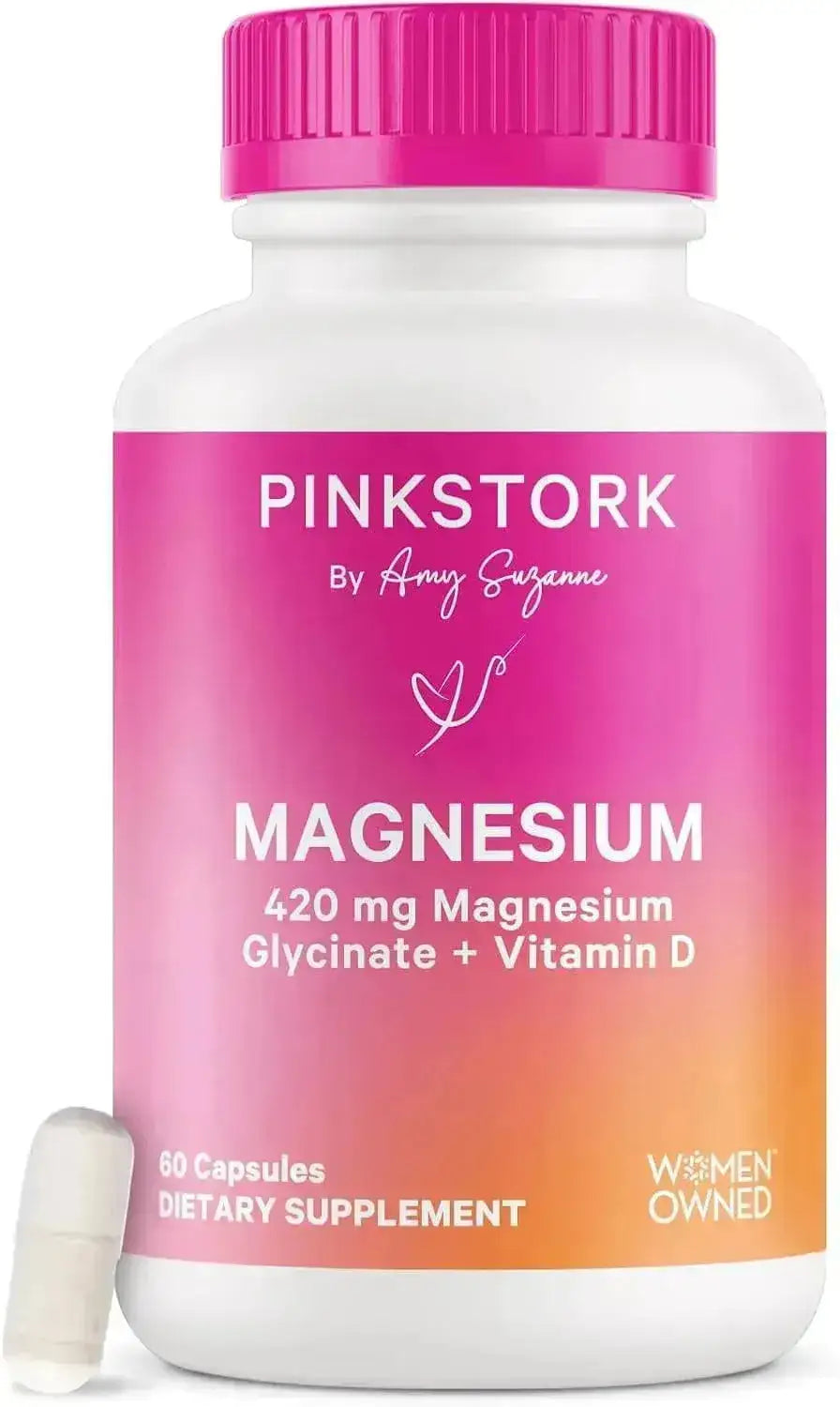 PINK STORK - Pink Stork Magnesium Glycinate with Vitamin D 60 Capsulas - The Red Vitamin MX - Suplementos Alimenticios - {{ shop.shopifyCountryName }}