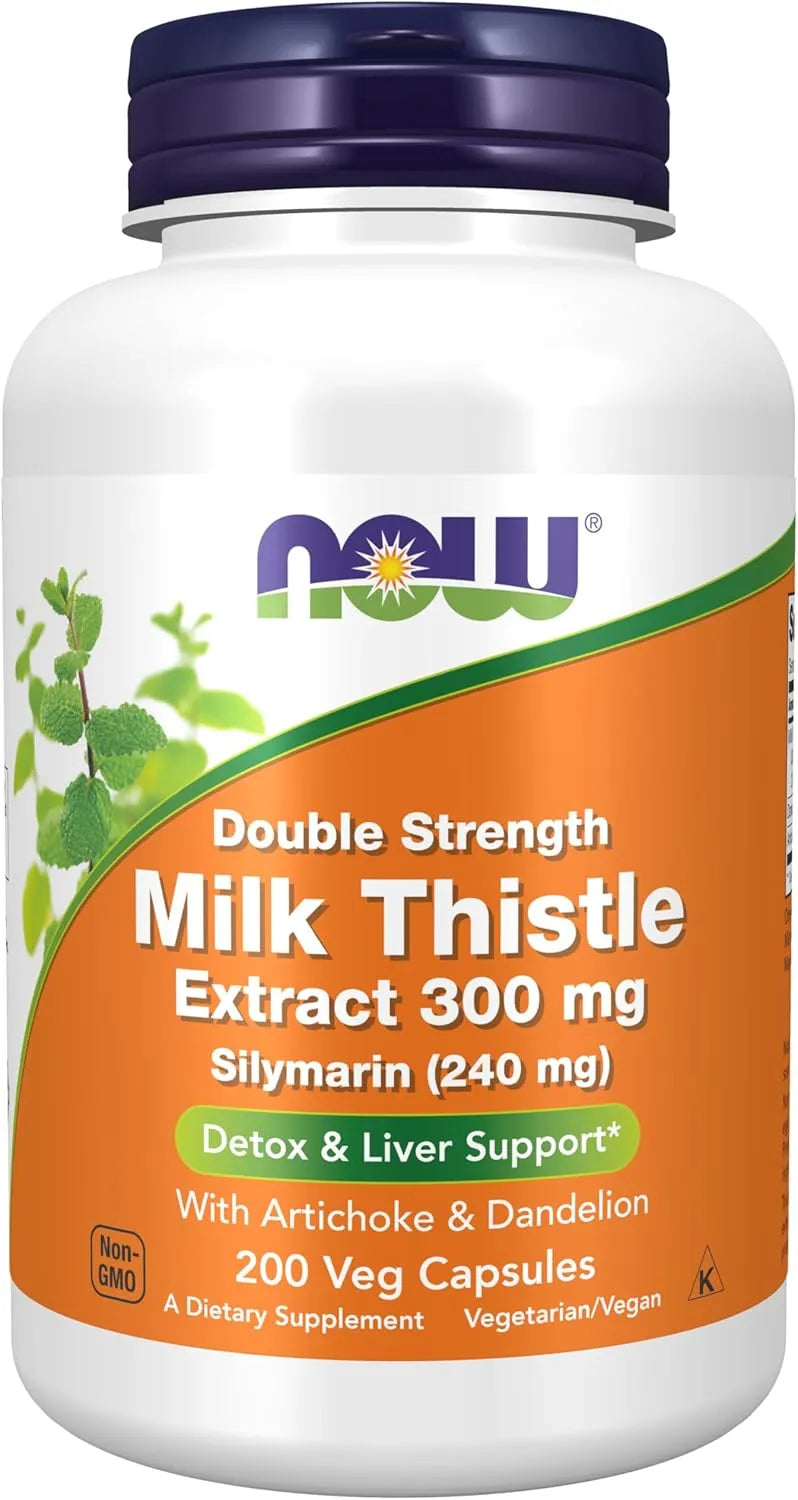 NOW SUPPLEMENTS - NOW Supplements Silymarin Milk Thistle Extract 300Mg. 200 Capsulas - The Red Vitamin MX - Suplementos Alimenticios - {{ shop.shopifyCountryName }}