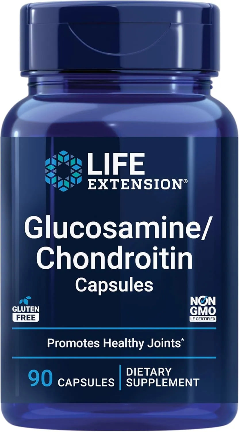 LIFE EXTENSION - Life Extension Glucosamine/Chondroitin 60 Capsulas - The Red Vitamin MX - Suplementos Alimenticios - {{ shop.shopifyCountryName }}