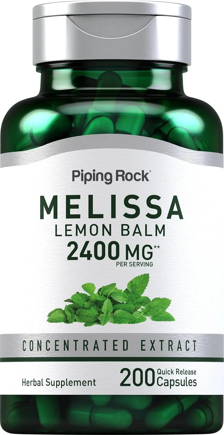 PIPING ROCK - Piping Rock Lemon Balm 2400Mg. 200 Capsulas - The Red Vitamin MX - Suplementos Alimenticios - {{ shop.shopifyCountryName }}