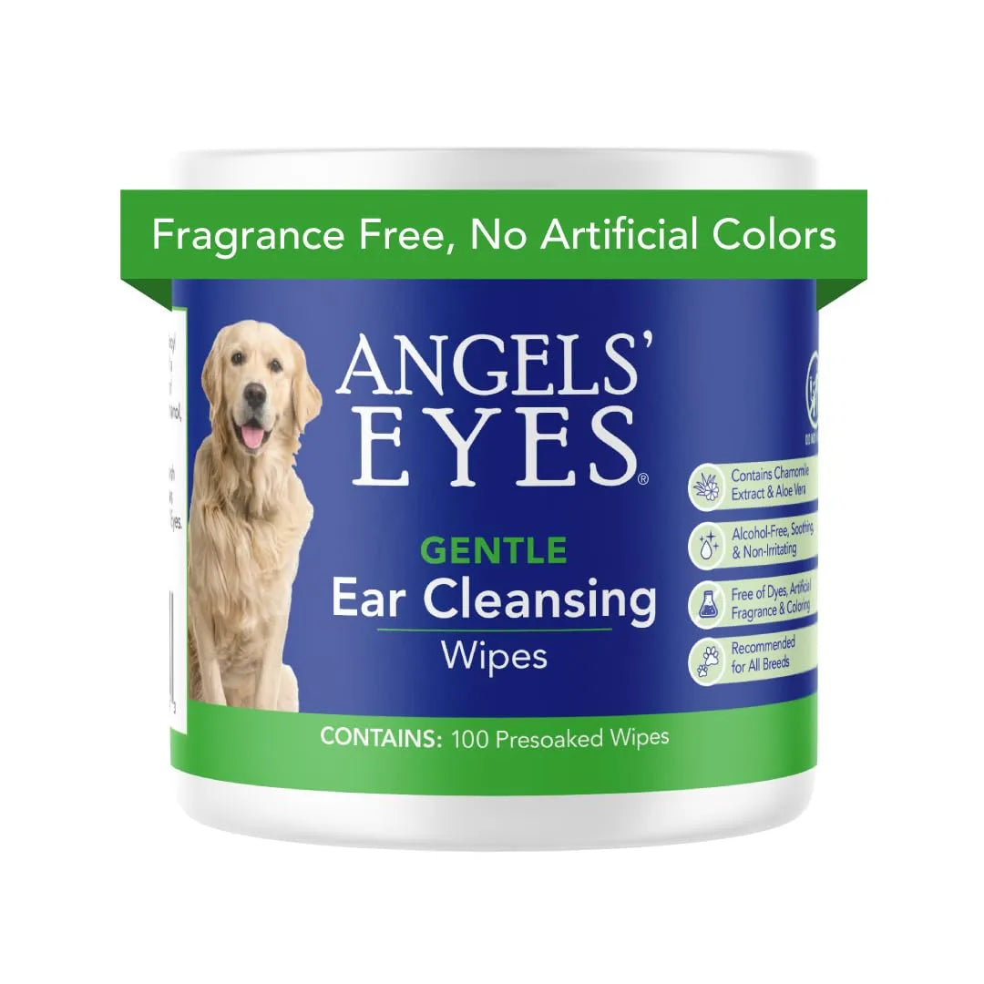 ANGELS' EYES - ANGELS' EYES Ear Cleansing Wipes for Dogs & Cats 100 Toallitas - The Red Vitamin MX - Cuidado Del Oído De Perros - {{ shop.shopifyCountryName }}