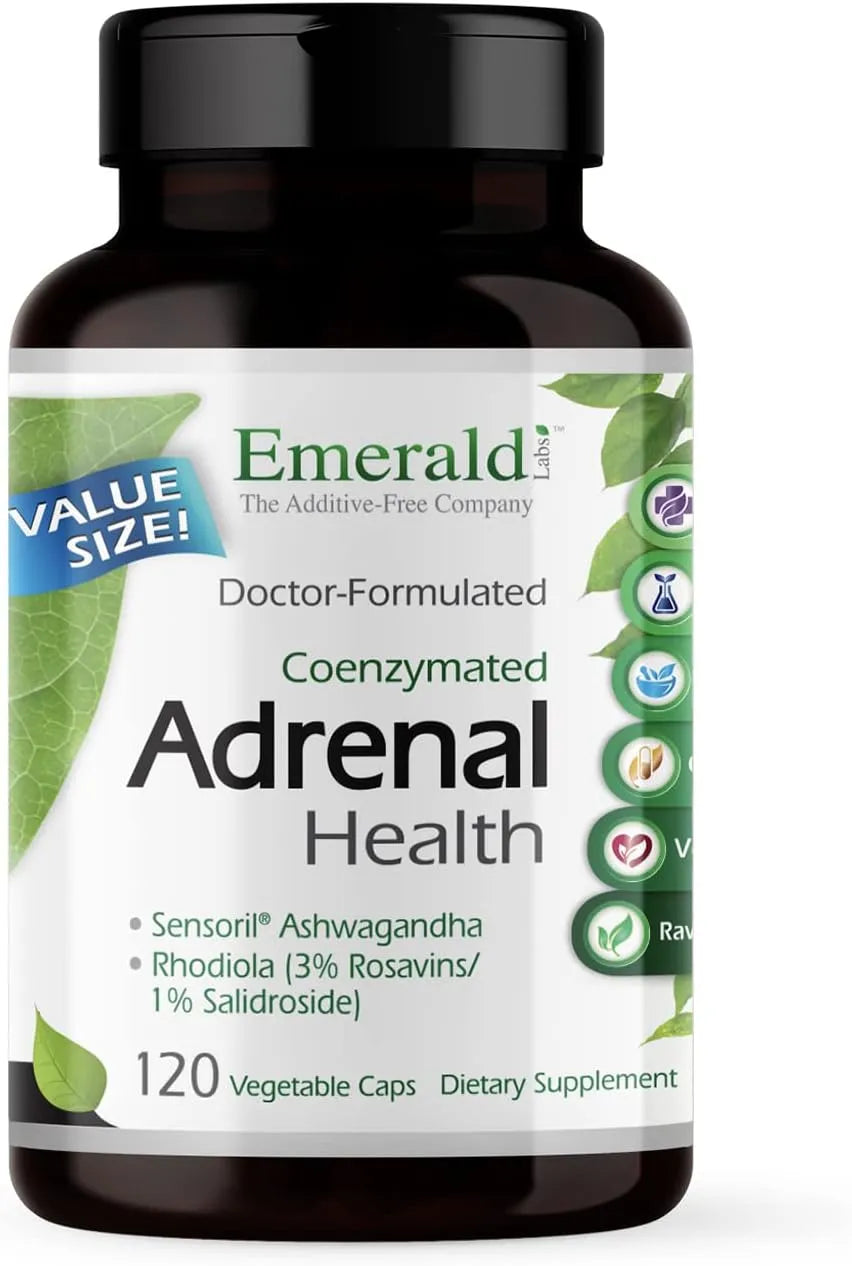 EMERALD LABS - EMERALD LABS Adrenal Health 120 Capsulas - The Red Vitamin MX - Suplementos Alimenticios - {{ shop.shopifyCountryName }}