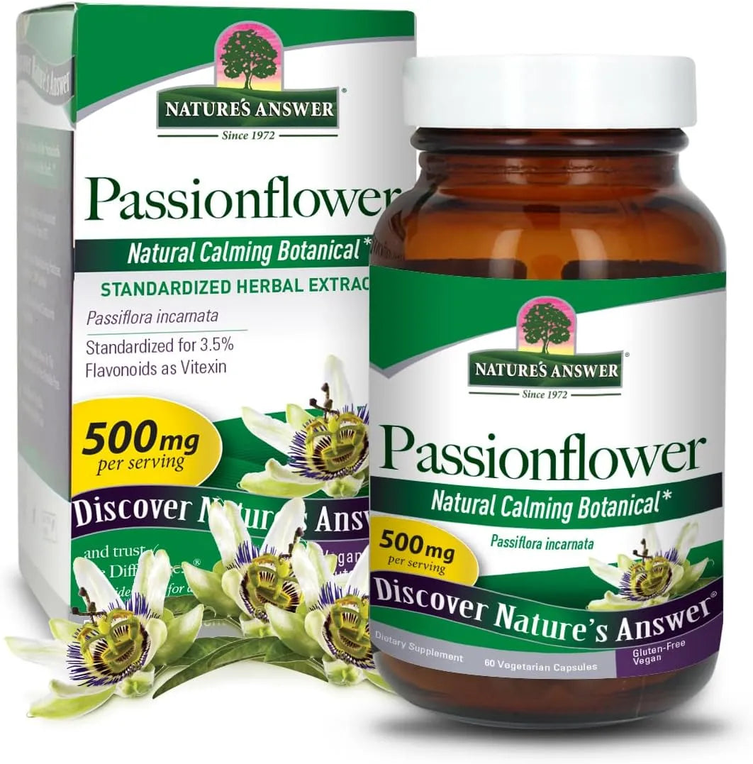 NATURE´S ANSWER - Nature's Answer Passion Flower 500Mg. 60 Capsulas - The Red Vitamin MX - Suplementos Alimenticios - {{ shop.shopifyCountryName }}