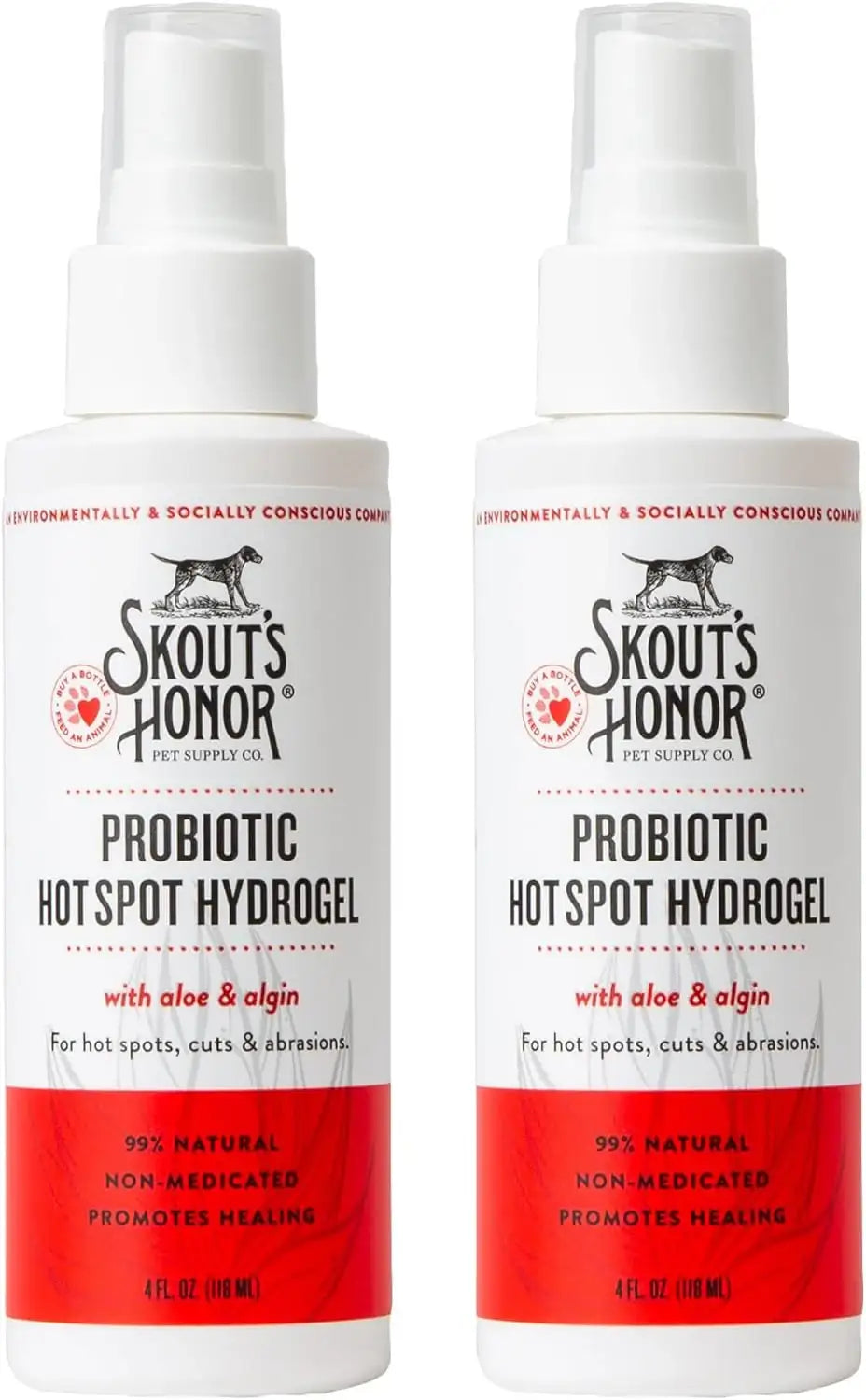 SKOUT'S HONOR - SKOUT'S HONOR Probiotic Hot Spot Hydrogel 4 Fl.Oz. 2 Pack - The Red Vitamin MX - Remedios Para La Picazón De Perros - {{ shop.shopifyCountryName }}