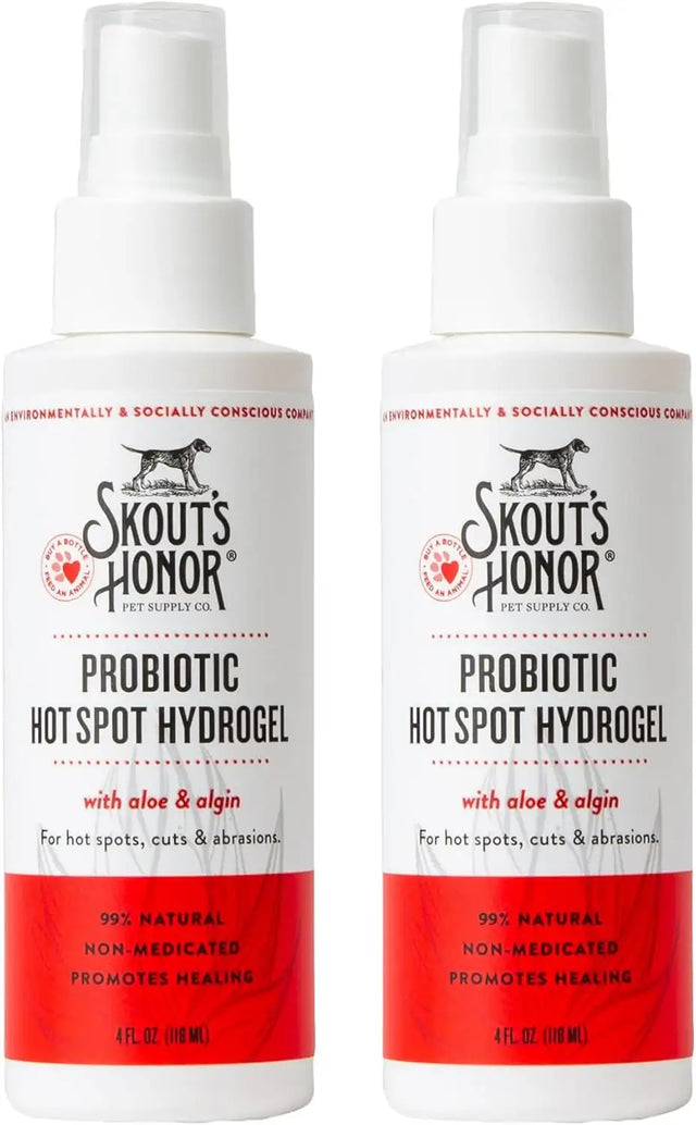 SKOUT'S HONOR - SKOUT'S HONOR Probiotic Hot Spot Hydrogel 4 Fl.Oz. 2 Pack - The Red Vitamin MX - Remedios Para La Picazón De Perros - {{ shop.shopifyCountryName }}