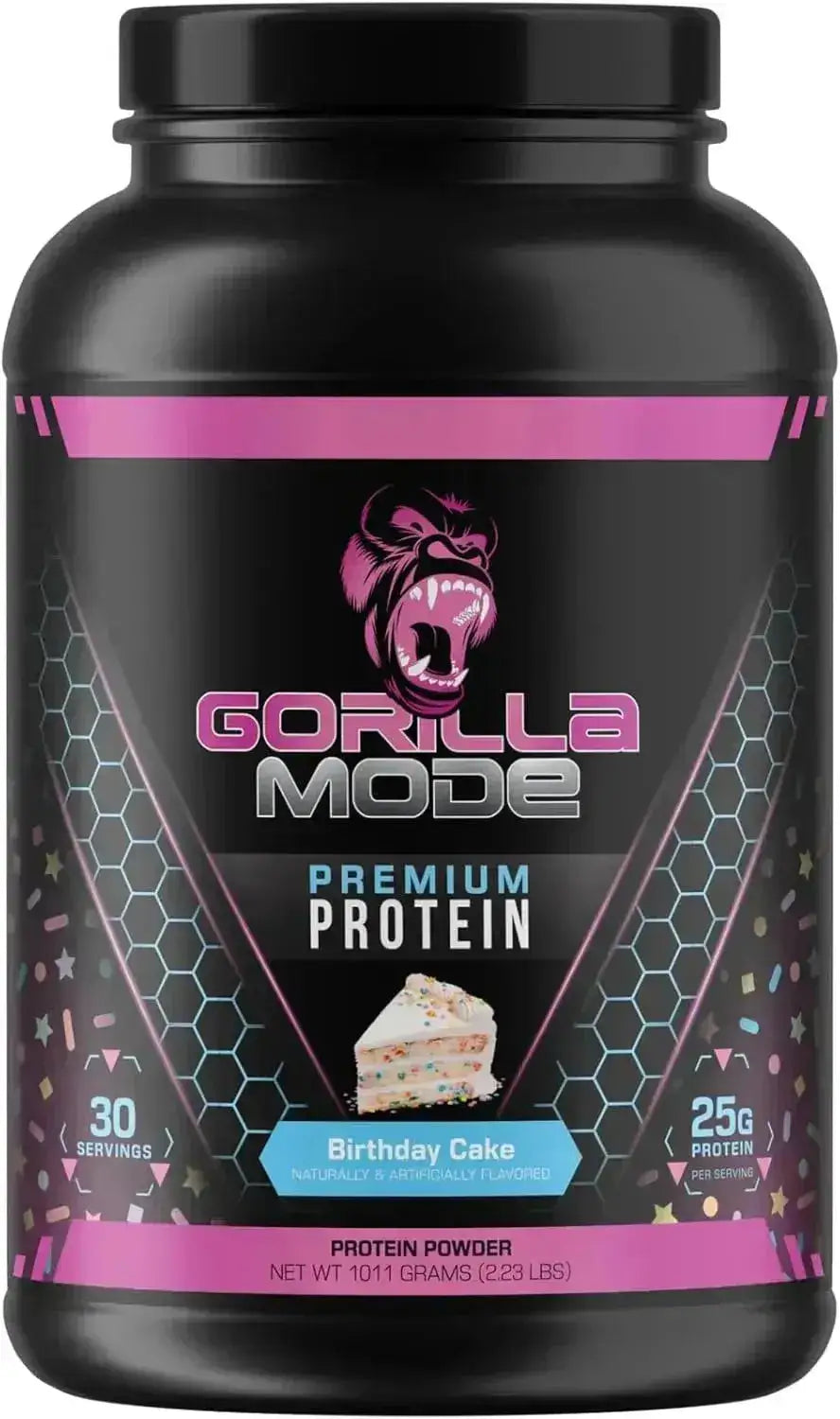GORILLA MODE - Gorilla Mode Premium Whey Protein Birthday Cake 1011Gr. - The Red Vitamin MX - Suplementos Alimenticios - {{ shop.shopifyCountryName }}