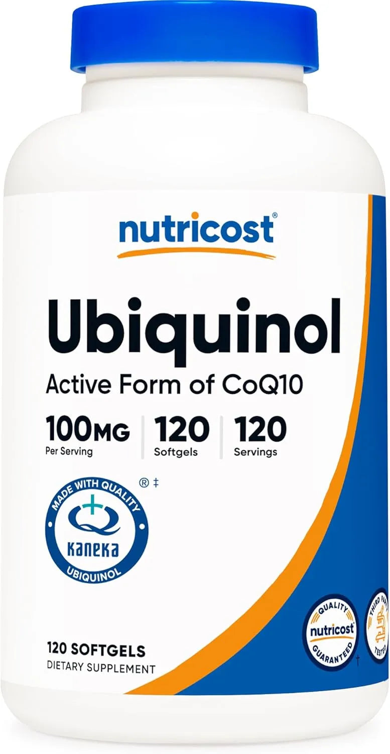NUTRICOST - Nutricost Ubiquinol 100Mg. 120 Capsulas Blandas - The Red Vitamin MX - Suplementos Alimenticios - {{ shop.shopifyCountryName }}