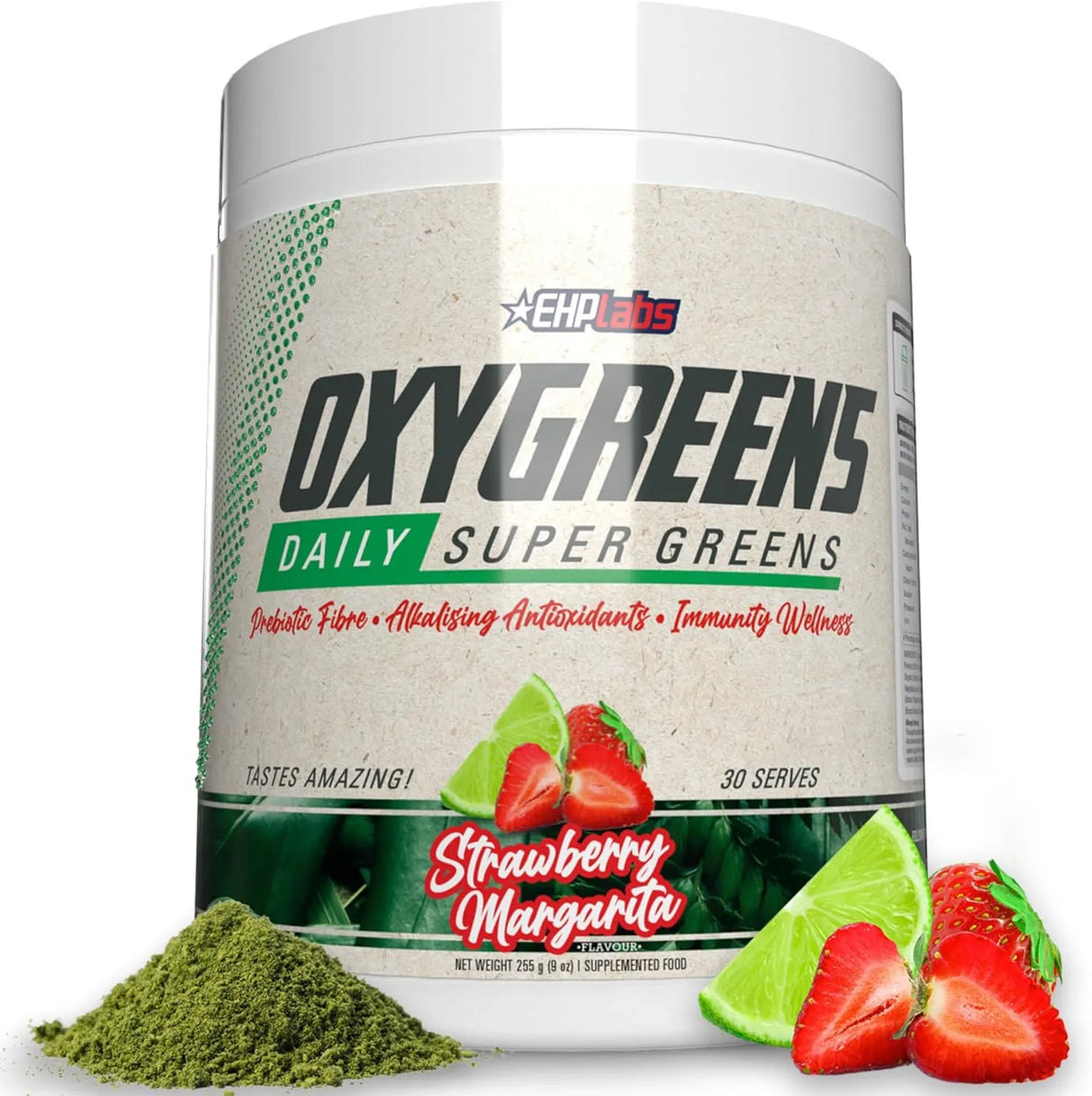 EHPLABS - EHP Labs OxyGreens Super Greens Powder 30 Servicios Strawb. Margarita 255Gr. - The Red Vitamin MX - Suplementos Alimenticios - {{ shop.shopifyCountryName }}