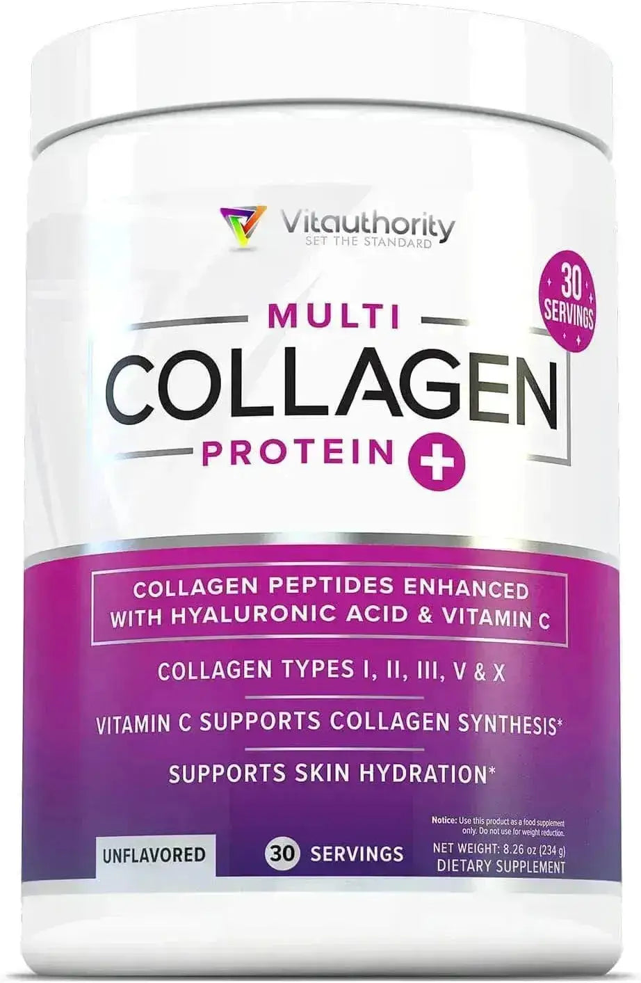 VITAUTHORITY - Vitauthority Multi Collagen Peptides Powder 234Gr. - The Red Vitamin MX - Suplementos Alimenticios - {{ shop.shopifyCountryName }}