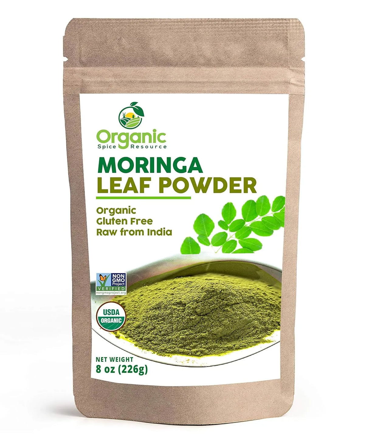 ORGANIC SPICE RESOURCE - Organic Spice Resource Moringa Powder 226Gr. - The Red Vitamin MX - Suplementos Alimenticios - {{ shop.shopifyCountryName }}