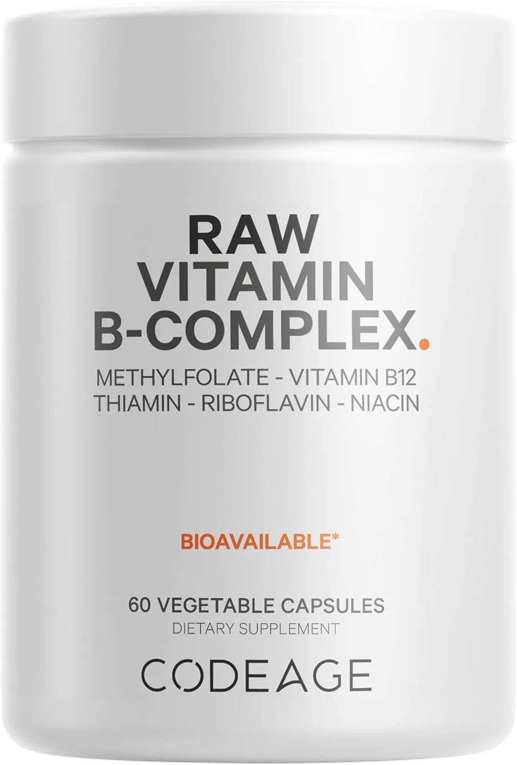 CODEAGE - Codeage Raw Vitamin B-Complex 60 Capsulas - The Red Vitamin MX - Suplementos Alimenticios - {{ shop.shopifyCountryName }}
