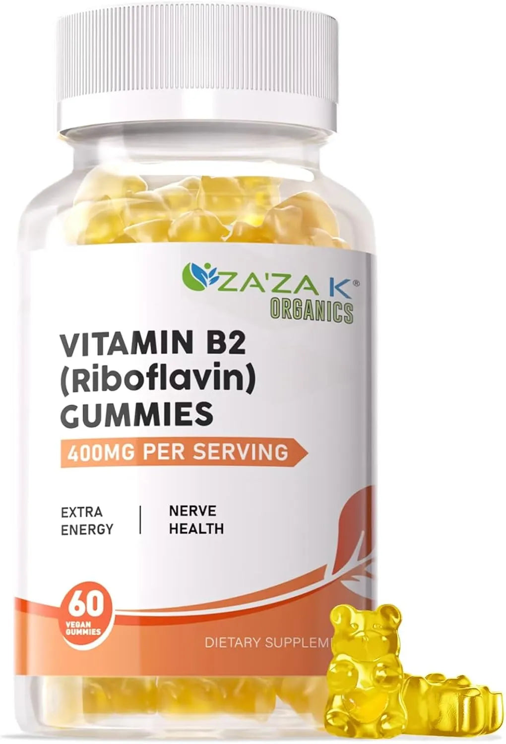 ZA'ZA K ORGANICS - ZA'ZA K ORGANICS Vitamin B2 60 Gomitas - The Red Vitamin MX - Suplementos Alimenticios - {{ shop.shopifyCountryName }}