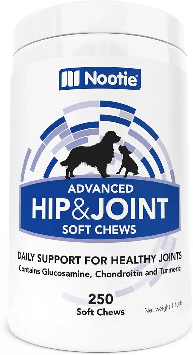 NOOTIE - Nootie Hip and Joint Soft Chews Supplement for Dogs 250 Masticables - The Red Vitamin MX - Cuidado De Cadera Y Articulaciones Para Perros - {{ shop.shopifyCountryName }}
