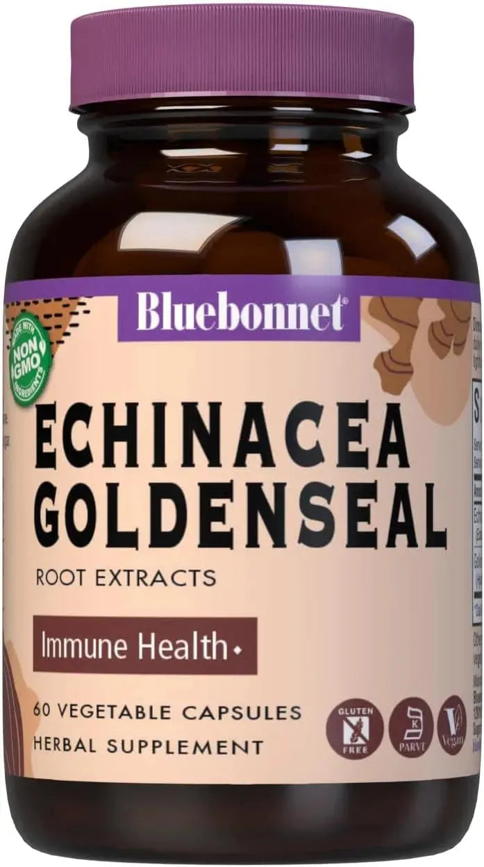 BLUEBONNET NUTRITION - BlueBonnet Echinacea Goldenseal Root Extract 60 Capsulas - The Red Vitamin MX - Suplementos Alimenticios - {{ shop.shopifyCountryName }}