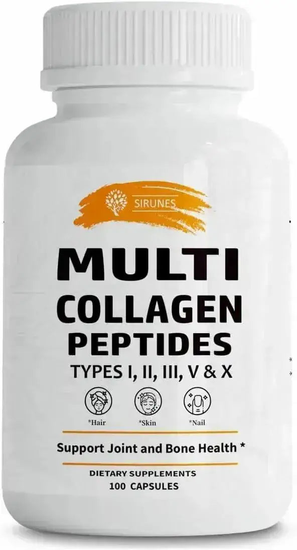 SIRUNES - SIRUNES Multi Collagen Peptides 100 Capsulas - The Red Vitamin MX - Suplementos Alimenticios - {{ shop.shopifyCountryName }}