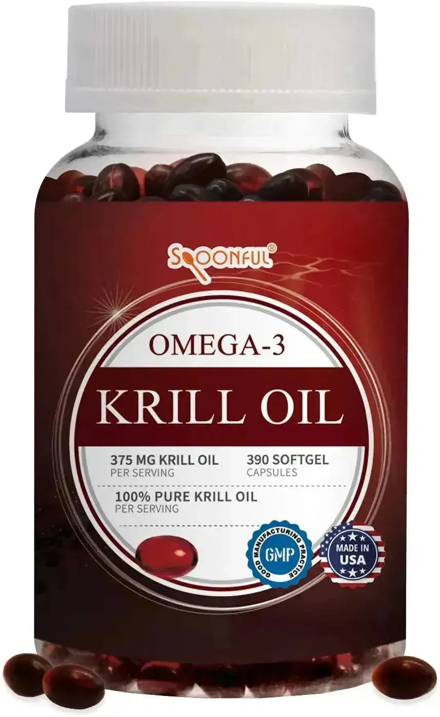 SPOONFUL - Spoonful Mini Krill Oil 375Mg. 390 Capsulas Blandas - The Red Vitamin MX - Suplementos Alimenticios - {{ shop.shopifyCountryName }}