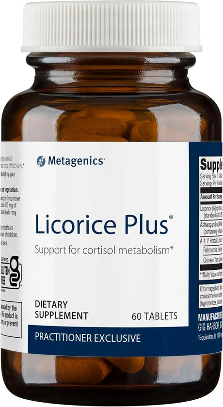 METAGENICS - Metagenics Licorice Plus 60 Tabletas - The Red Vitamin MX - Suplementos Alimenticios - {{ shop.shopifyCountryName }}