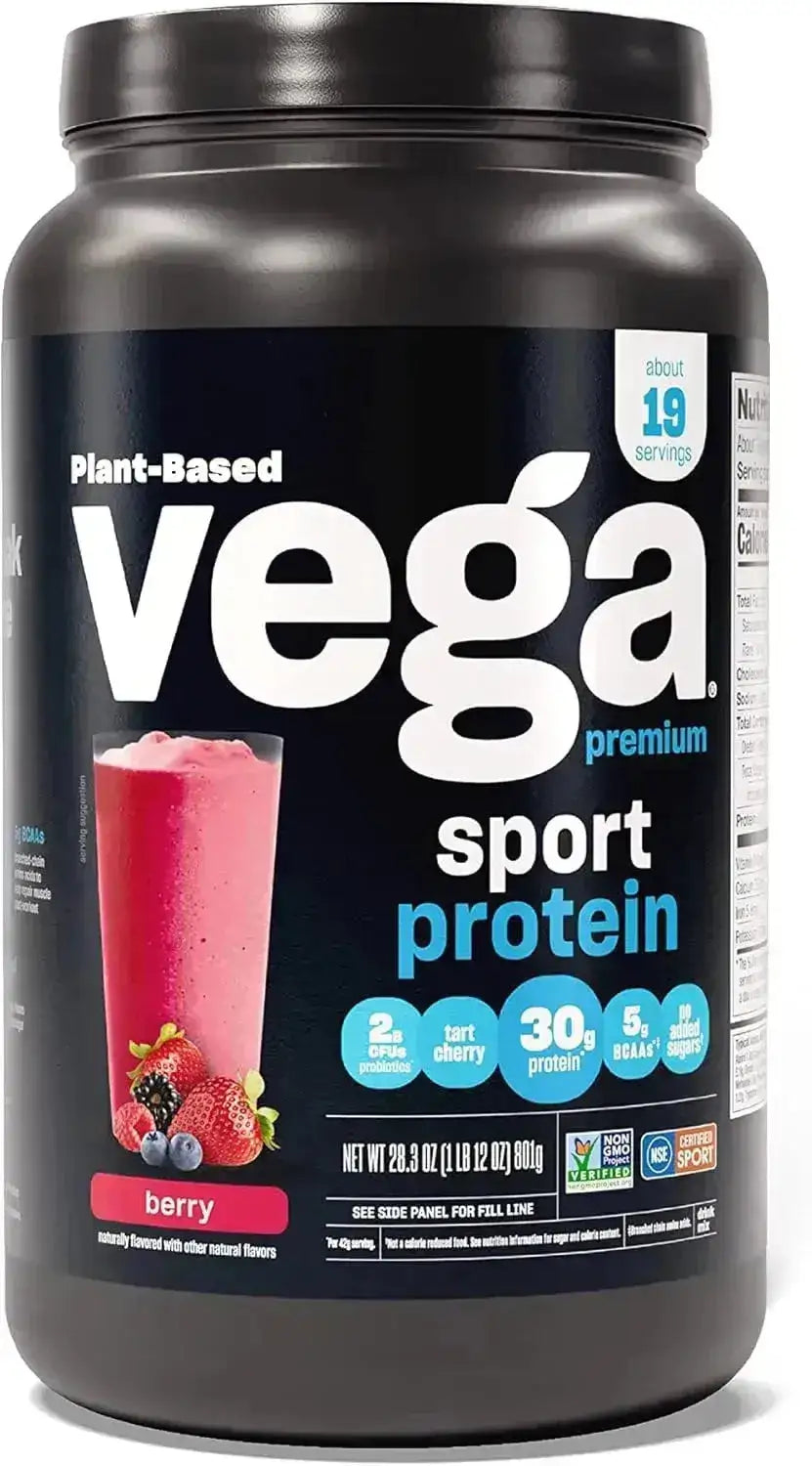 VEGA - Vega Premium Sport Protein Berry Protein Powder 801Gr. - The Red Vitamin MX - Suplementos Alimenticios - {{ shop.shopifyCountryName }}