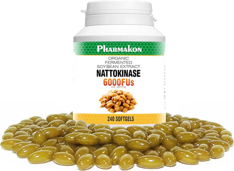 PHARMAKON - PHARMAKON Nattokinase 6000 FUs 240 Capsulas Blandas - The Red Vitamin MX - Suplementos Alimenticios - {{ shop.shopifyCountryName }}