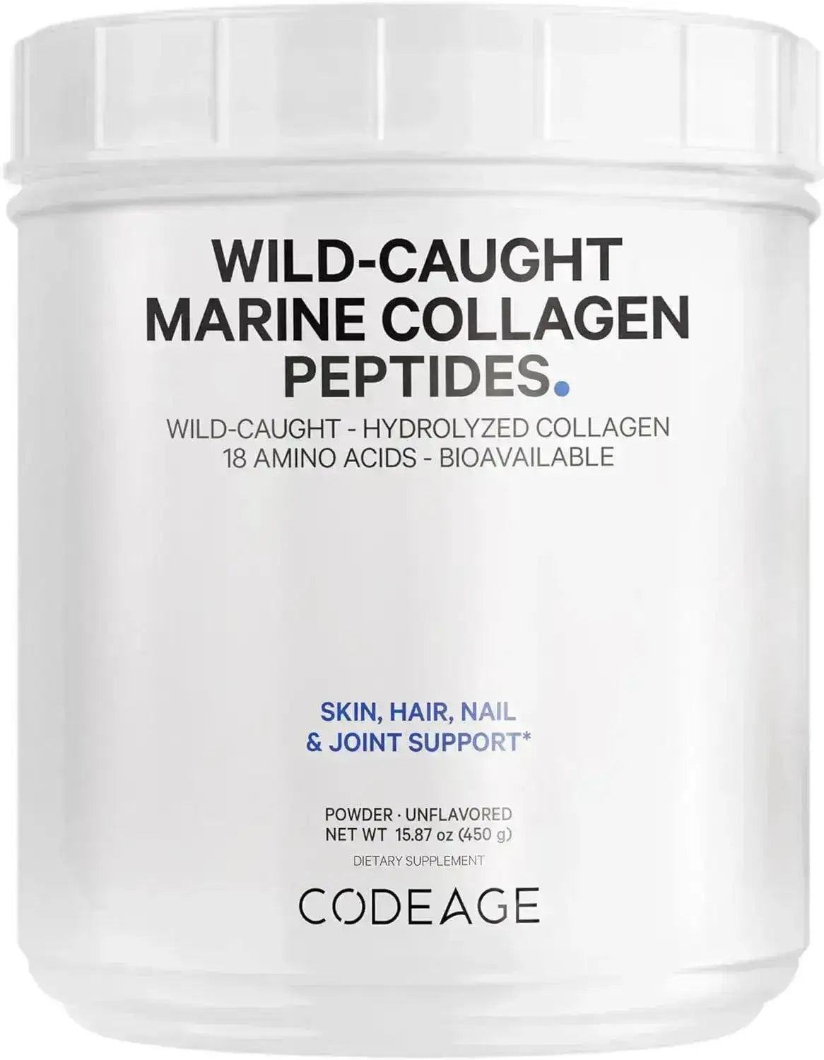 CODEAGE - Codeage Marine Collagen Powder 450Gr. - The Red Vitamin MX - Suplementos Alimenticios - {{ shop.shopifyCountryName }}