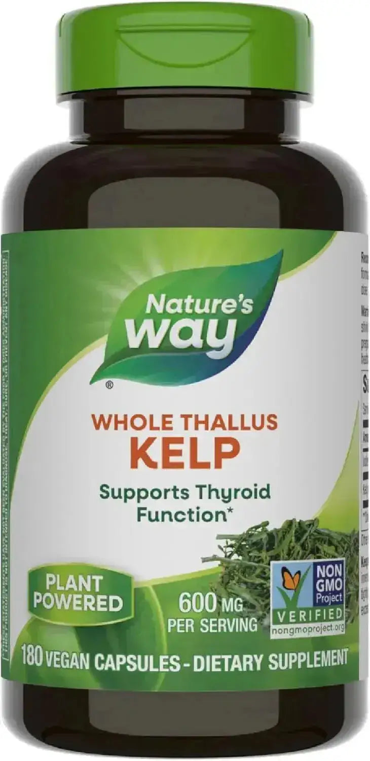 NATURE'S WAY - Nature's Way Kelp 600Mg. 180 Capsulas - The Red Vitamin MX - Suplementos Alimenticios - {{ shop.shopifyCountryName }}
