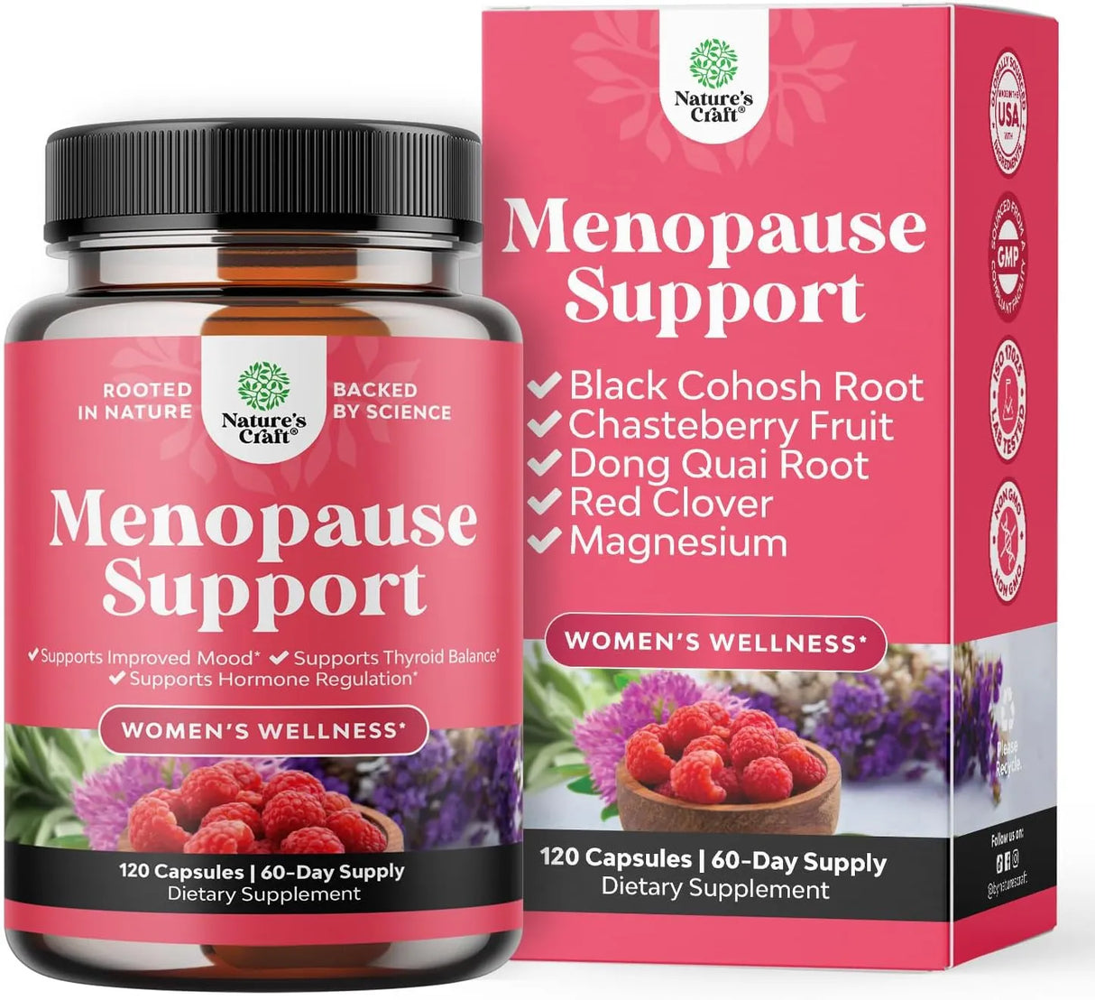 NATURES CRAFT - Natures Craft Menopause Support 120 Capsulas - The Red Vitamin MX - Suplementos Alimenticios - {{ shop.shopifyCountryName }}