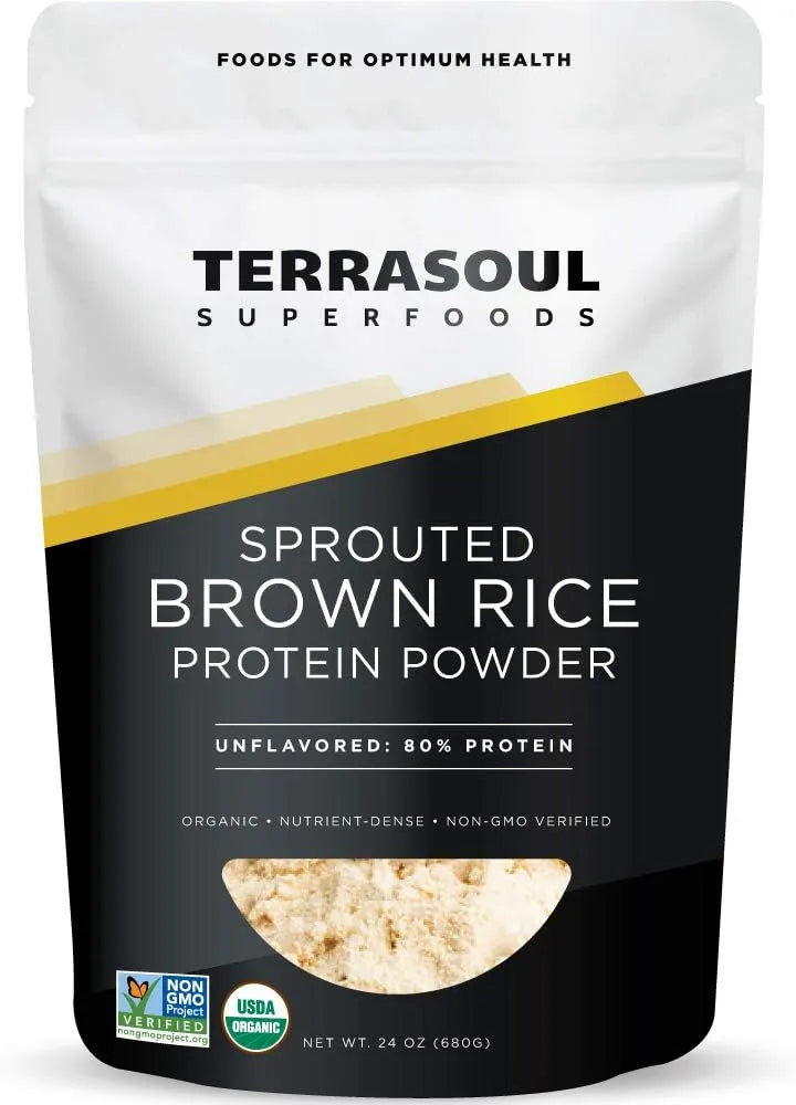 TERRASOUL SUPERFOODS - Terrasoul Superfoods Organic Sprouted Brown Rice Protein Powder 680Gr. - The Red Vitamin MX - Suplementos Alimenticios - {{ shop.shopifyCountryName }}