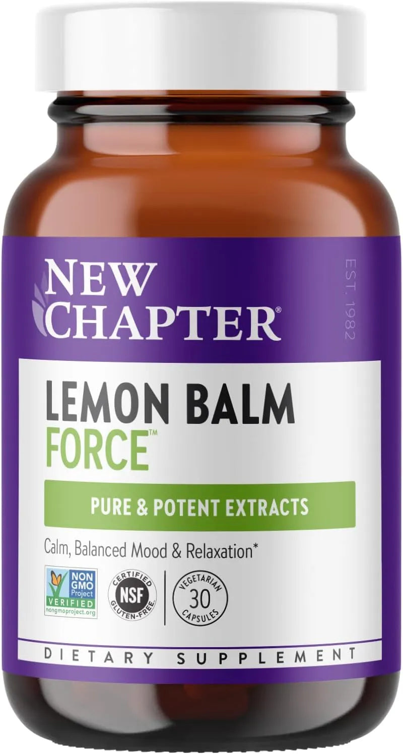 NEW CHAPTER - New Chapter Lemon Balm Force 30 Capsulas - The Red Vitamin MX - Suplementos Alimenticios - {{ shop.shopifyCountryName }}