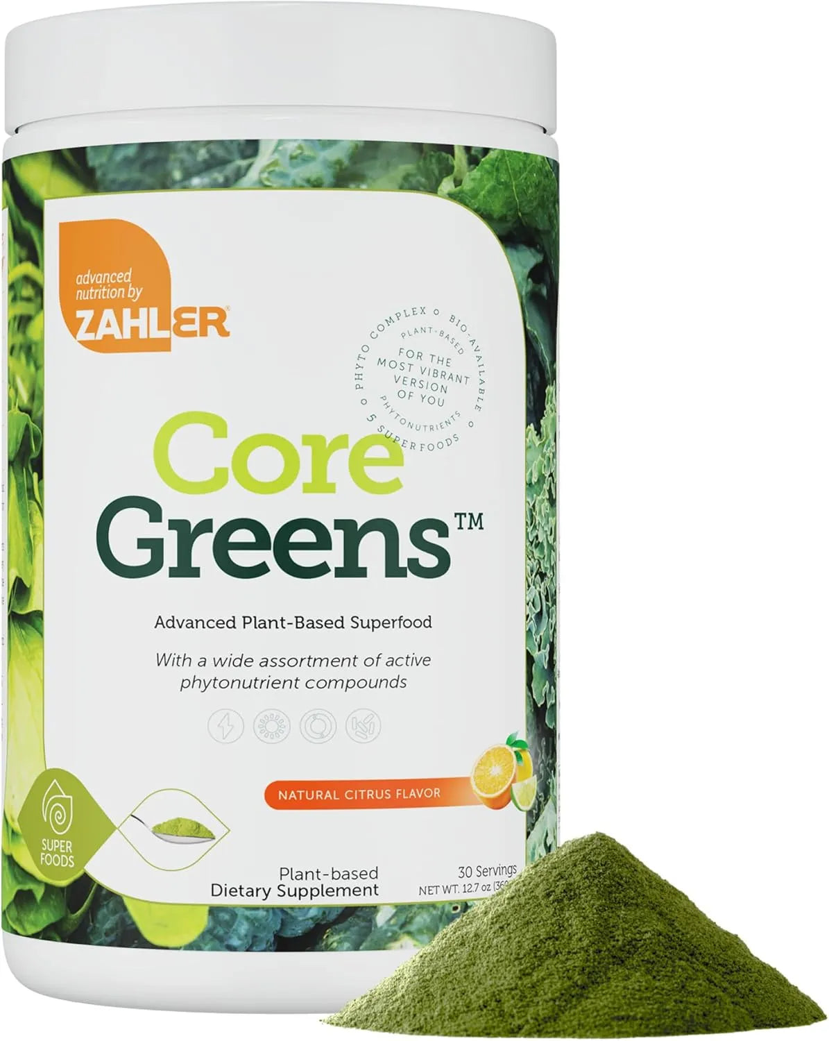 ZAHLER - Zahler Core Greens Powder 30 Servicios Citrus Flavor 360Gr. - The Red Vitamin MX - Suplementos Alimenticios - {{ shop.shopifyCountryName }}