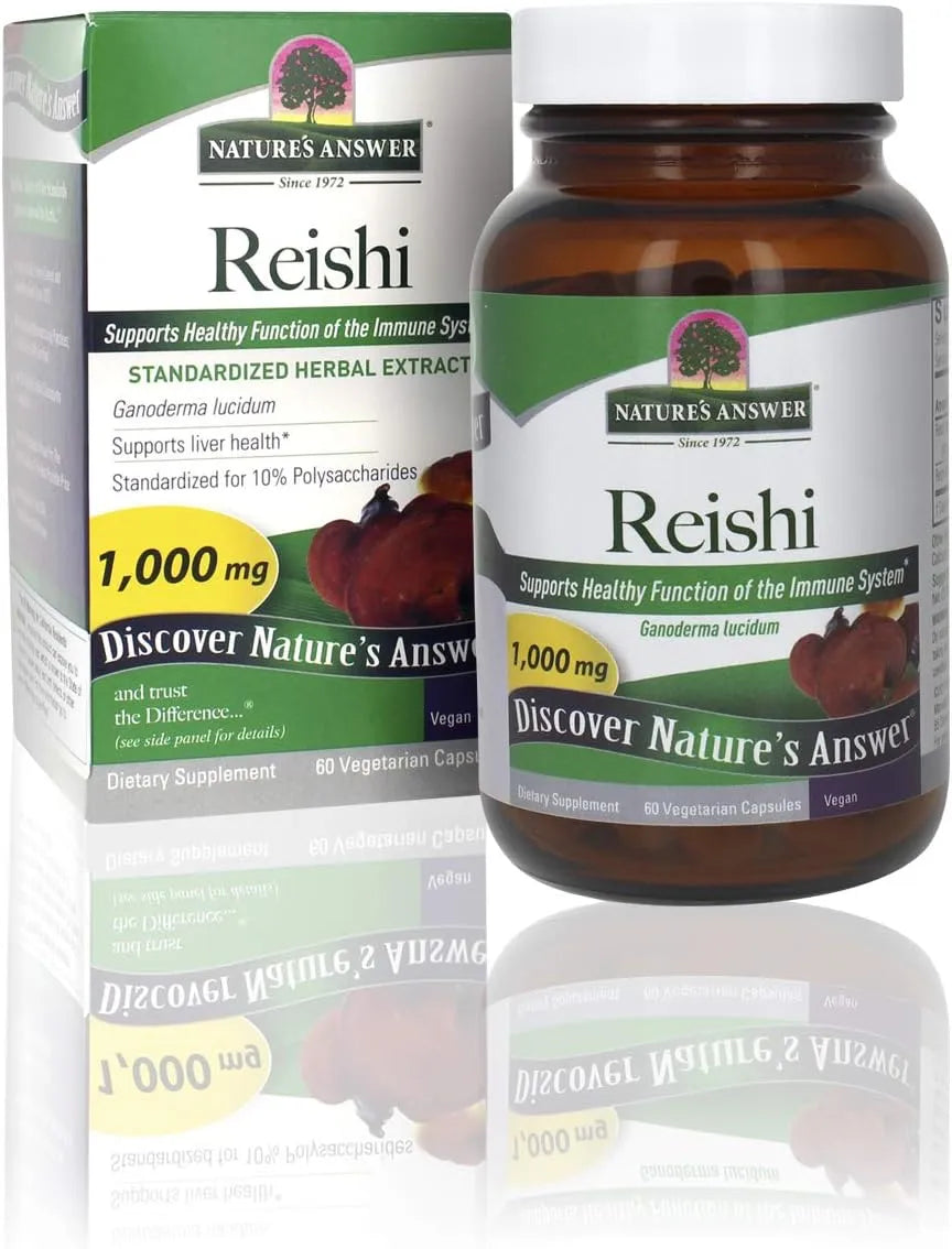 NATURE´S ANSWER - Nature's Answer Reishi Mushroom 60 Capsulas - The Red Vitamin MX - Suplementos Alimenticios - {{ shop.shopifyCountryName }}