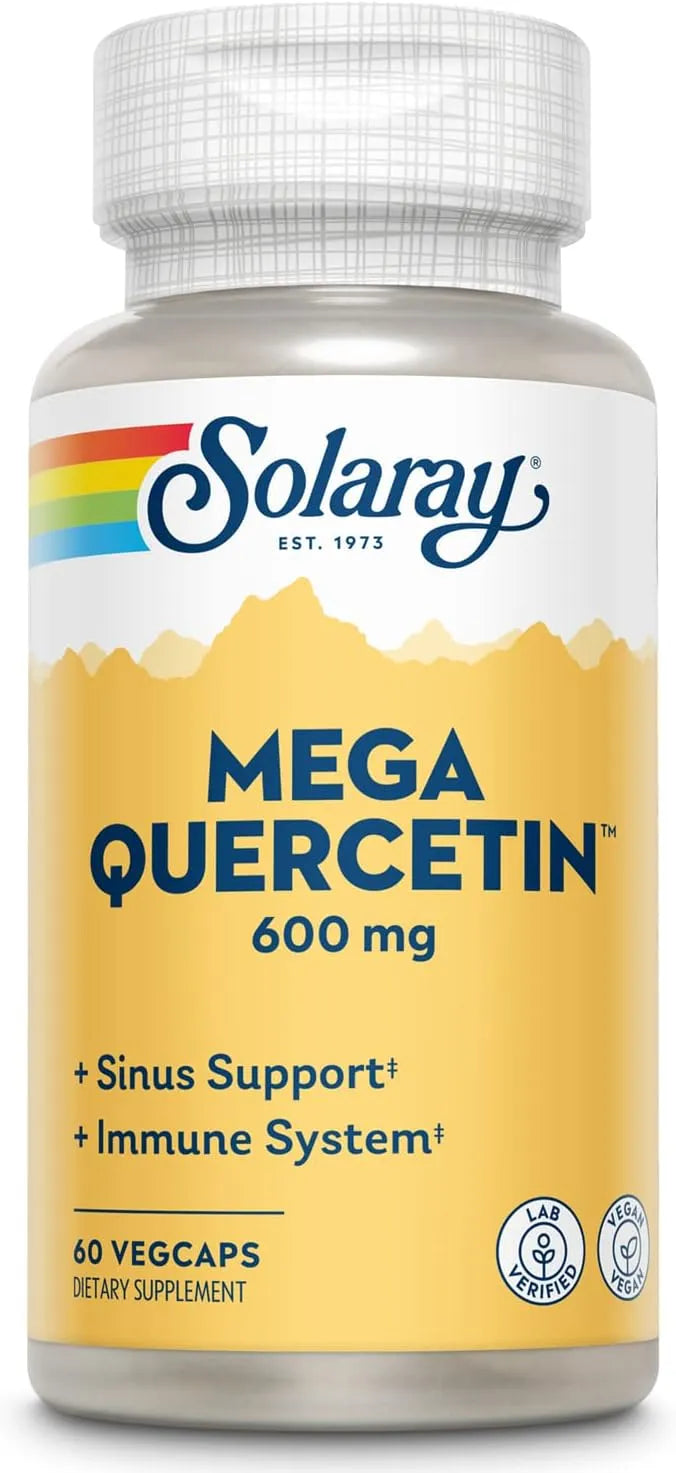 SOLARAY - SOLARAY Mega Quercetin 600Mg. 60 Capsulas - The Red Vitamin MX - Suplementos Alimenticios - {{ shop.shopifyCountryName }}