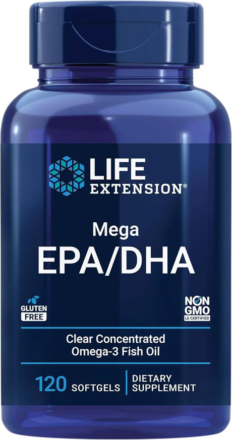 LIFE EXTENSION - Life Extension Mega EPA/DHA 120 Capsulas Blandas - The Red Vitamin MX - Suplementos Alimenticios - {{ shop.shopifyCountryName }}
