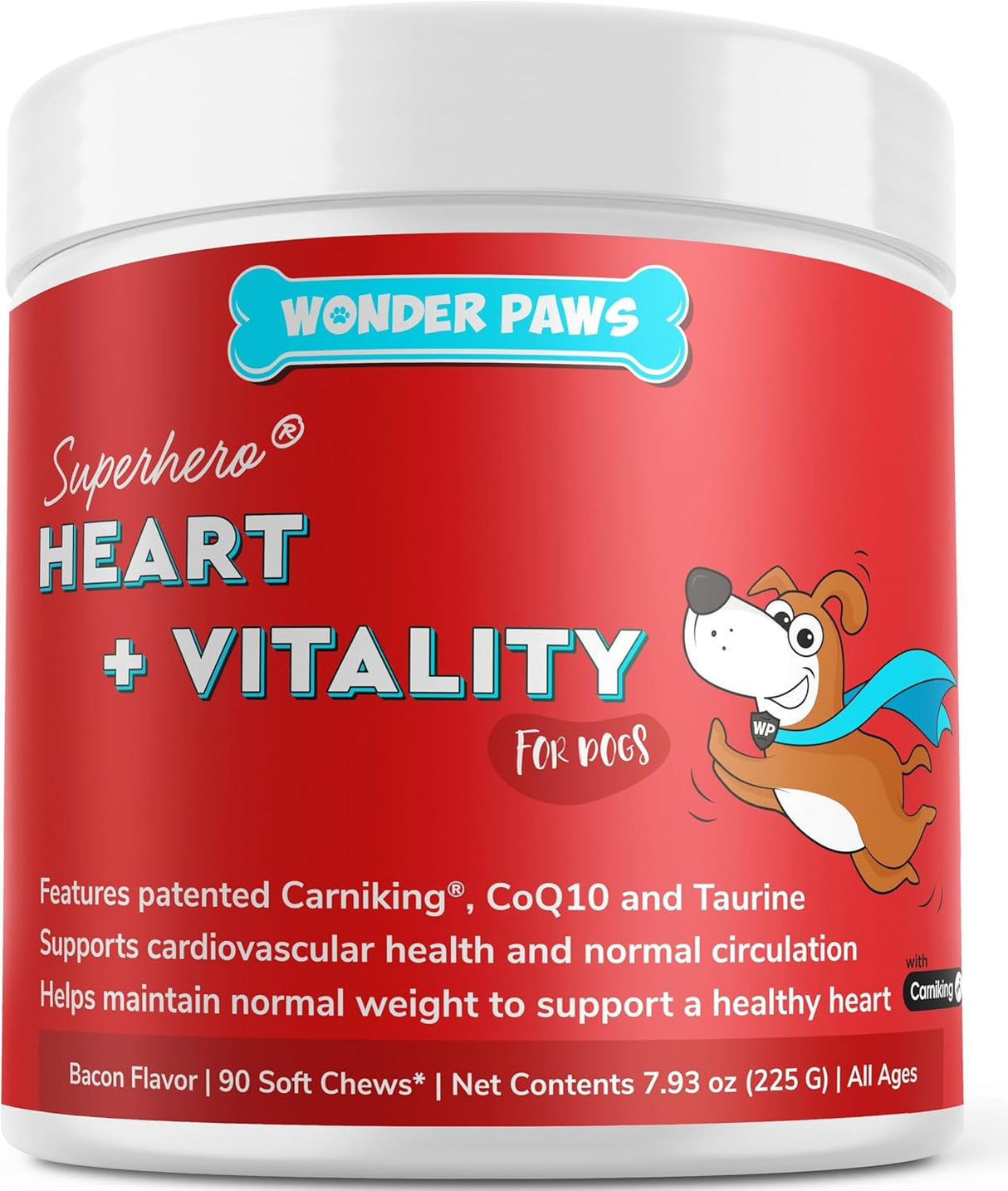 WONDER PAWS Cardio Support for Dogs 90 Masticables