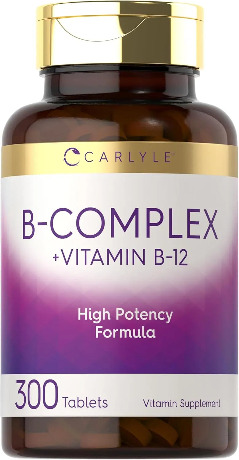 CARLYLE - Carlyle B-Complex Vitamin with B12 300 Tabletas - The Red Vitamin MX - Suplementos Alimenticios - {{ shop.shopifyCountryName }}