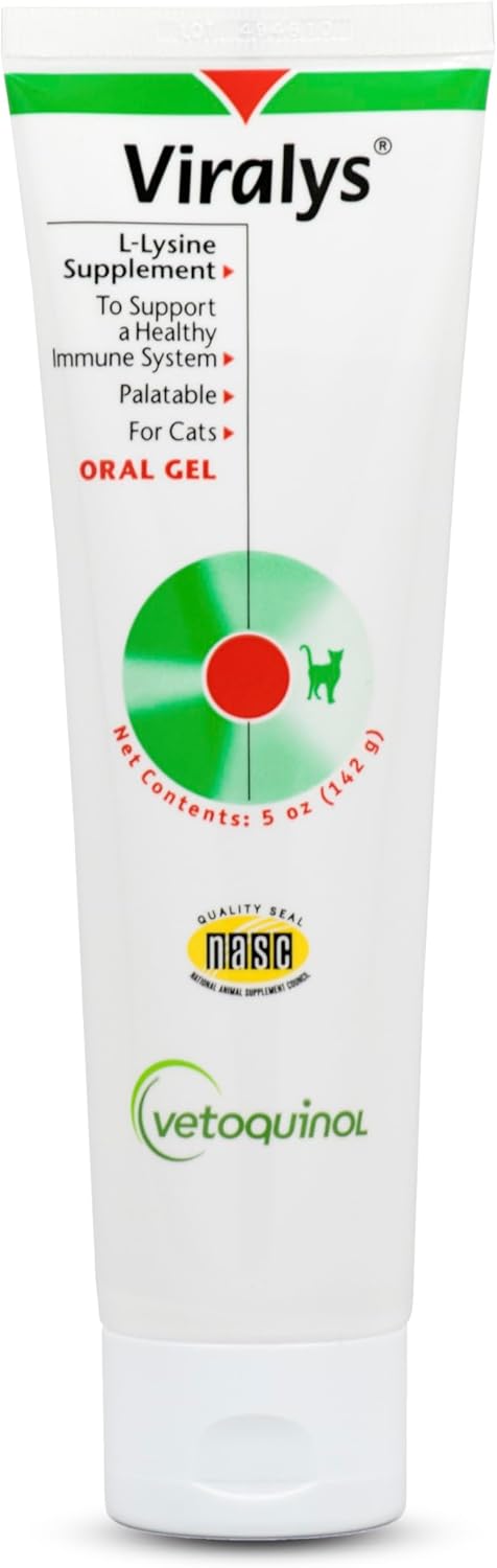Vetoquinol Viralys Daily L-Lysine Gel for Cats and Kittens 142Gr.