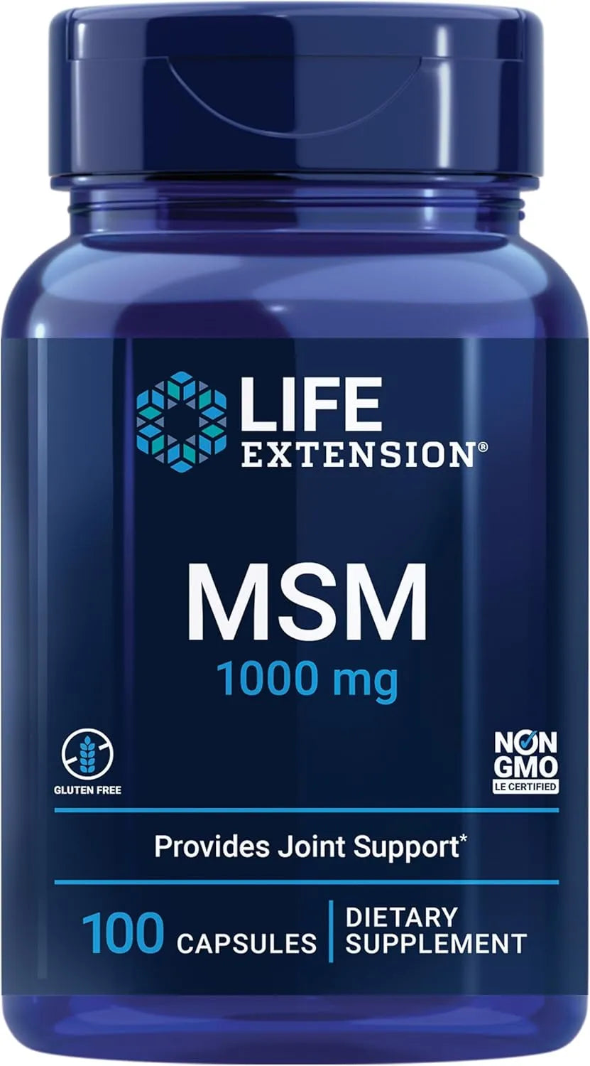 LIFE EXTENSION - Life Extension MSM 1000Mg. 100 Capsulas - The Red Vitamin MX - Suplementos Alimenticios - {{ shop.shopifyCountryName }}