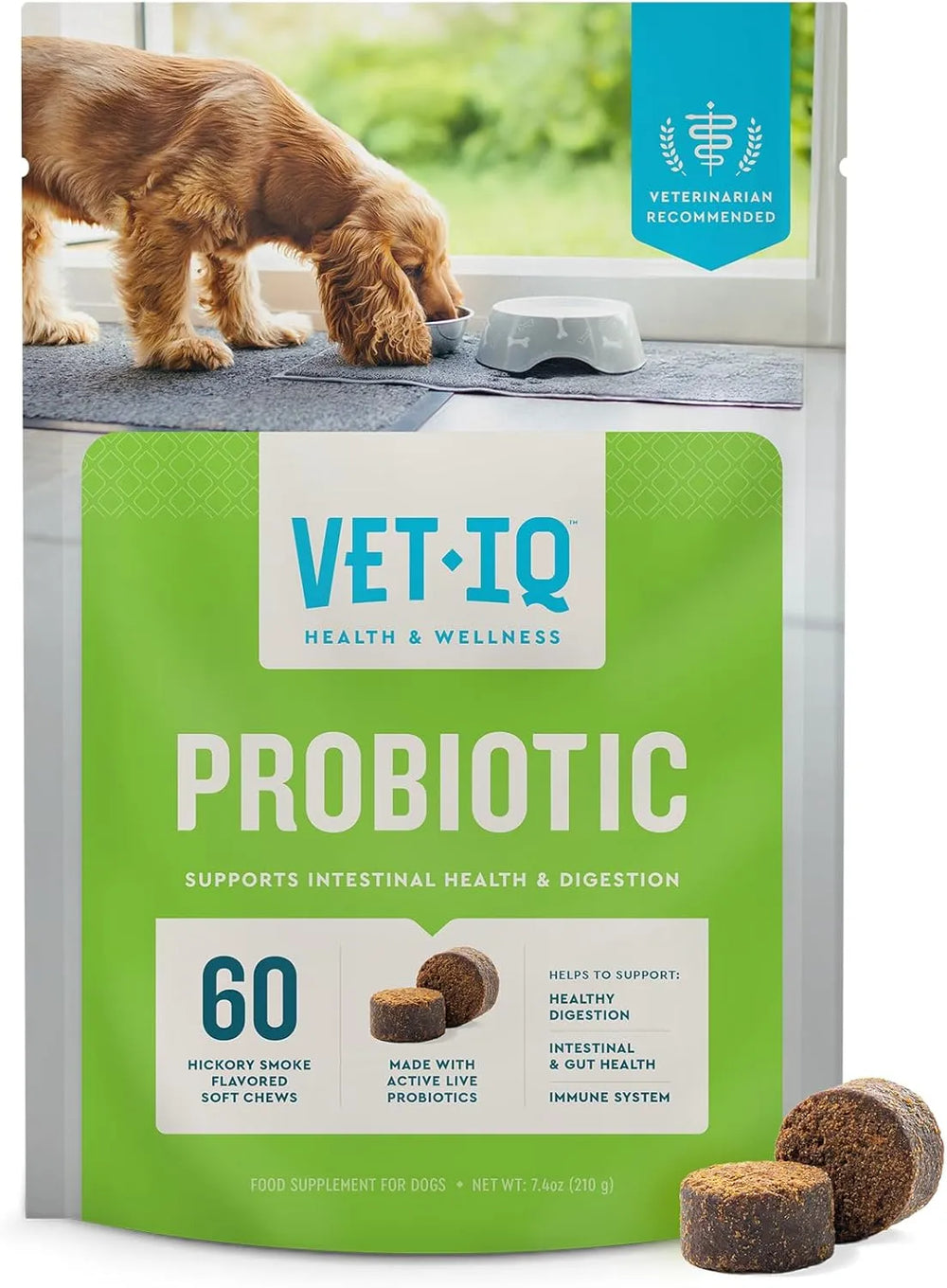 VETIQ - VetIQ Probiotic Supplement for Dogs 60 Masticables - The Red Vitamin MX - Probióticos Para Perros - {{ shop.shopifyCountryName }}