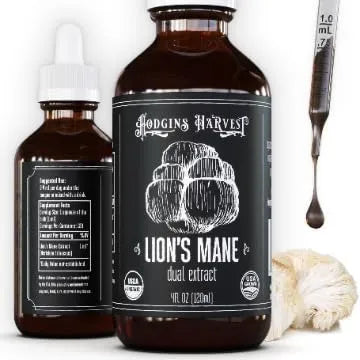 HODGINS HARVEST - Hodgins Harvest Organic Lion's Mane Tincture 4 Fl.Oz. - The Red Vitamin MX - Suplementos Alimenticios - {{ shop.shopifyCountryName }}