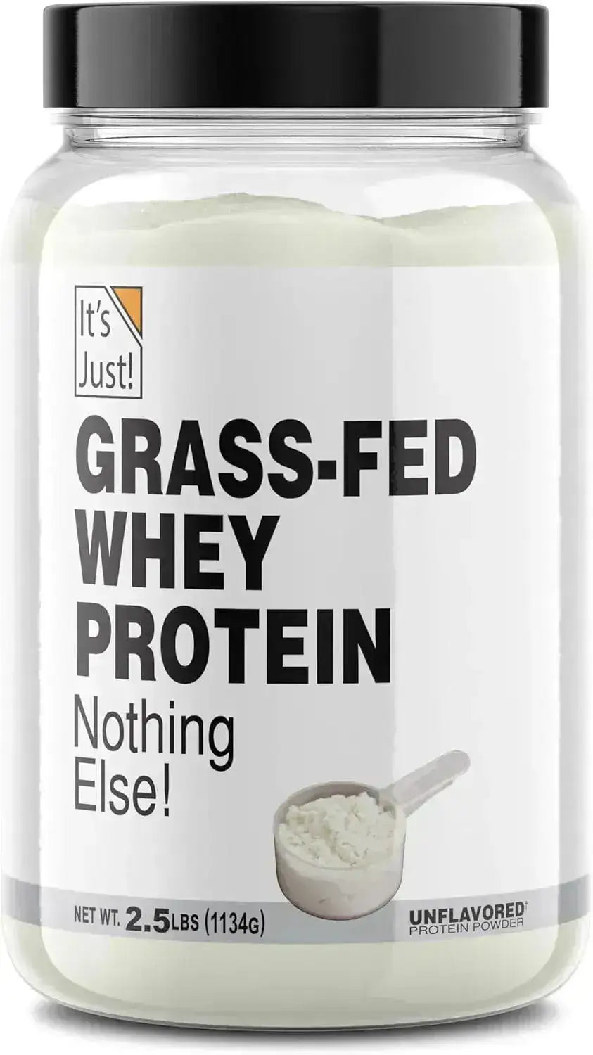 IT´S JUST! - It's Just! Whey Protein Concentrate Ultra Premium Grass-Fed Unflavored 2.5Lbs. - The Red Vitamin MX - Suplementos Alimenticios - {{ shop.shopifyCountryName }}