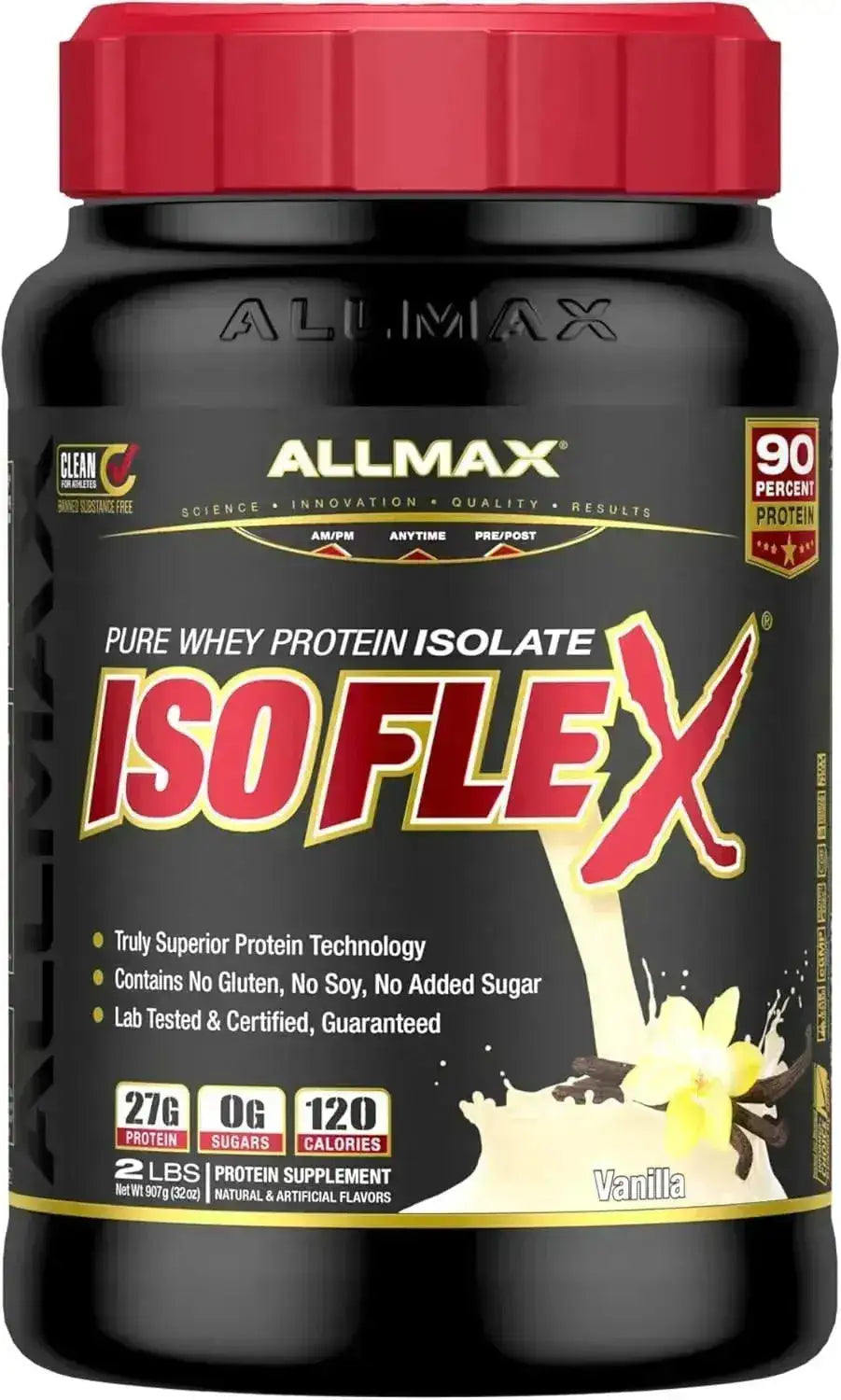 ALLMAX NUTRITION - ALLMAX Nutrition ISOFLEX Whey Protein Powder Vanilla 907Gr. - The Red Vitamin MX - Suplementos Alimenticios - {{ shop.shopifyCountryName }}